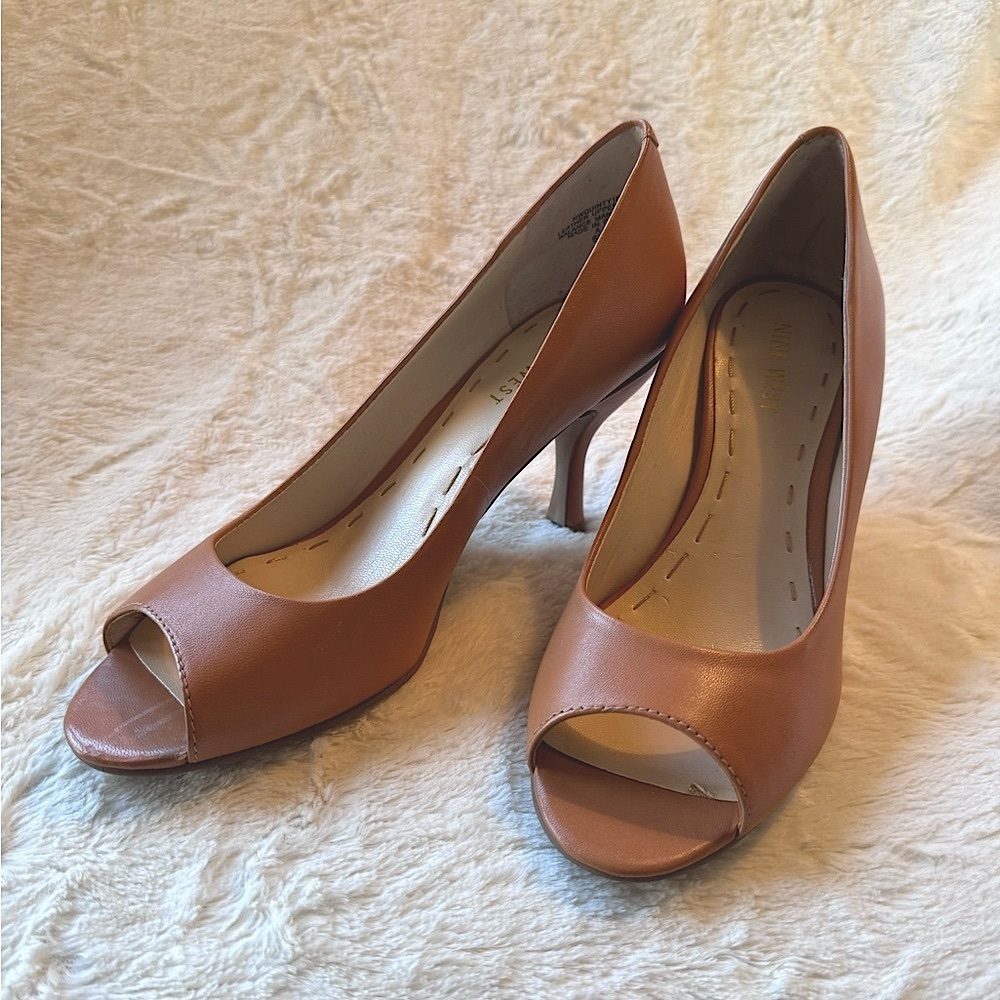 Nine West open toe heels.